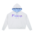 Contrast Drawstring pisces Hoodie