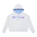 Contrast Drawstring Taurus  Hoodie