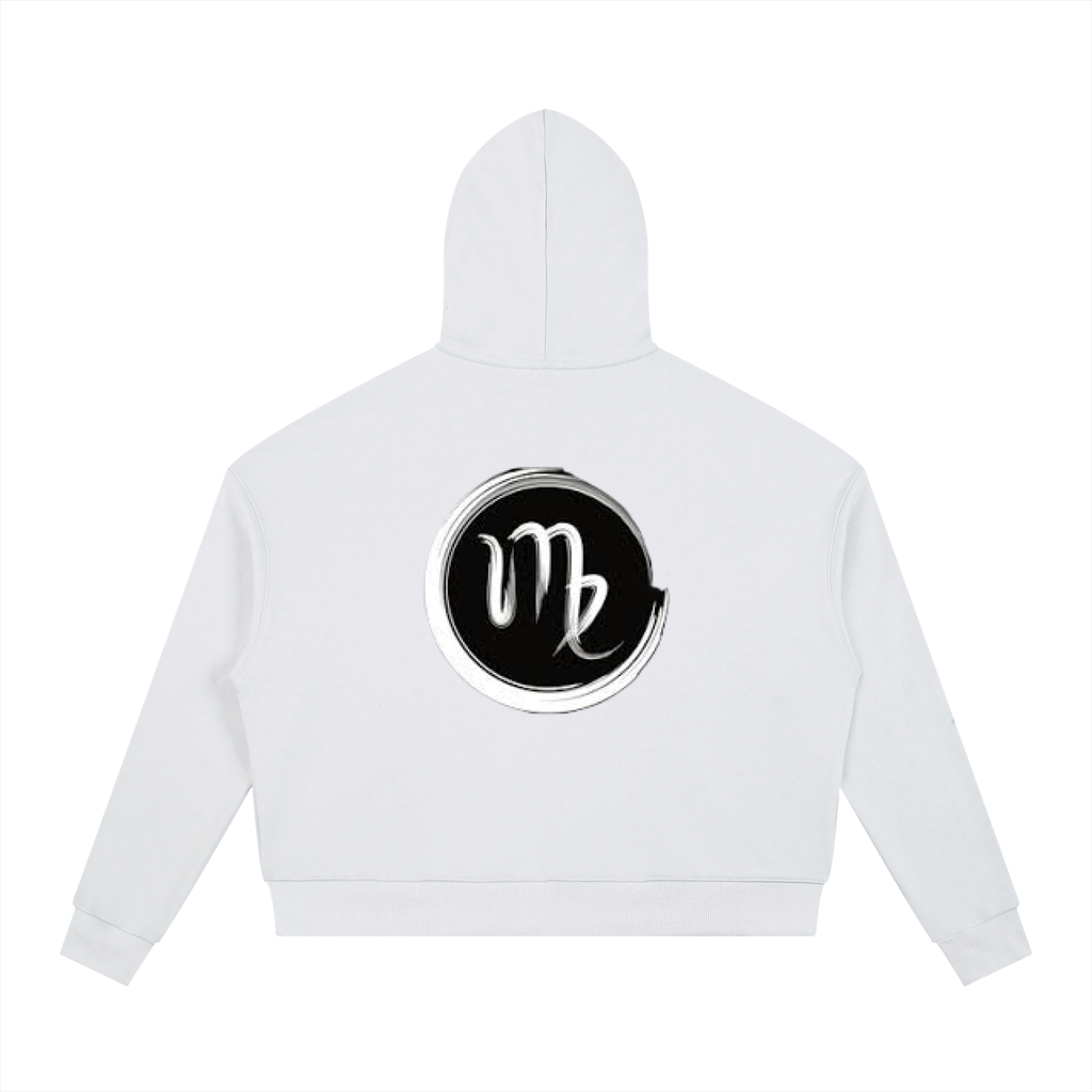 Contrast Drawstring virgo Hoodie