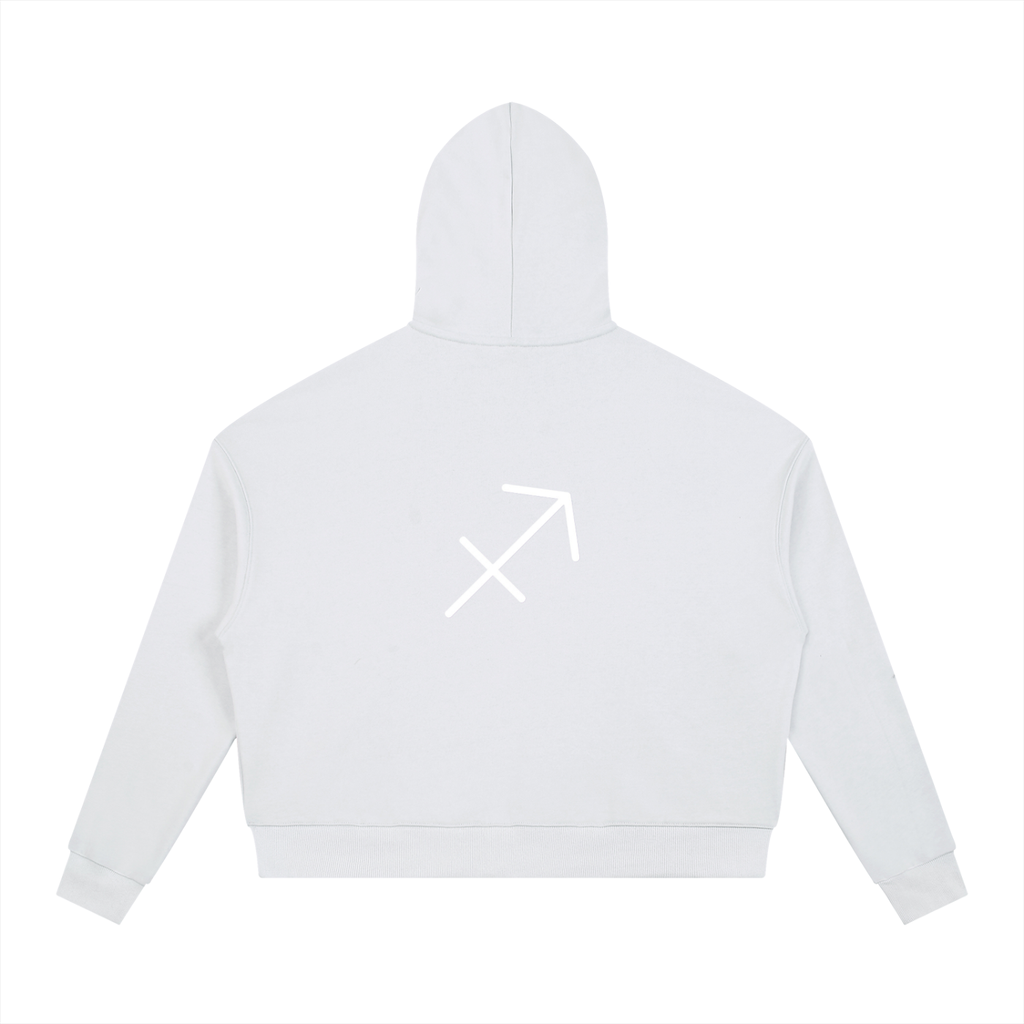 Contrast Drawstring sagaturius Hoodie