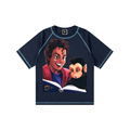 Loose Contrast-Stitched Kids' mj & bubbles T-Shirt