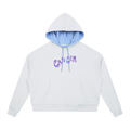 Contrast Drawstring cancer Hoodie