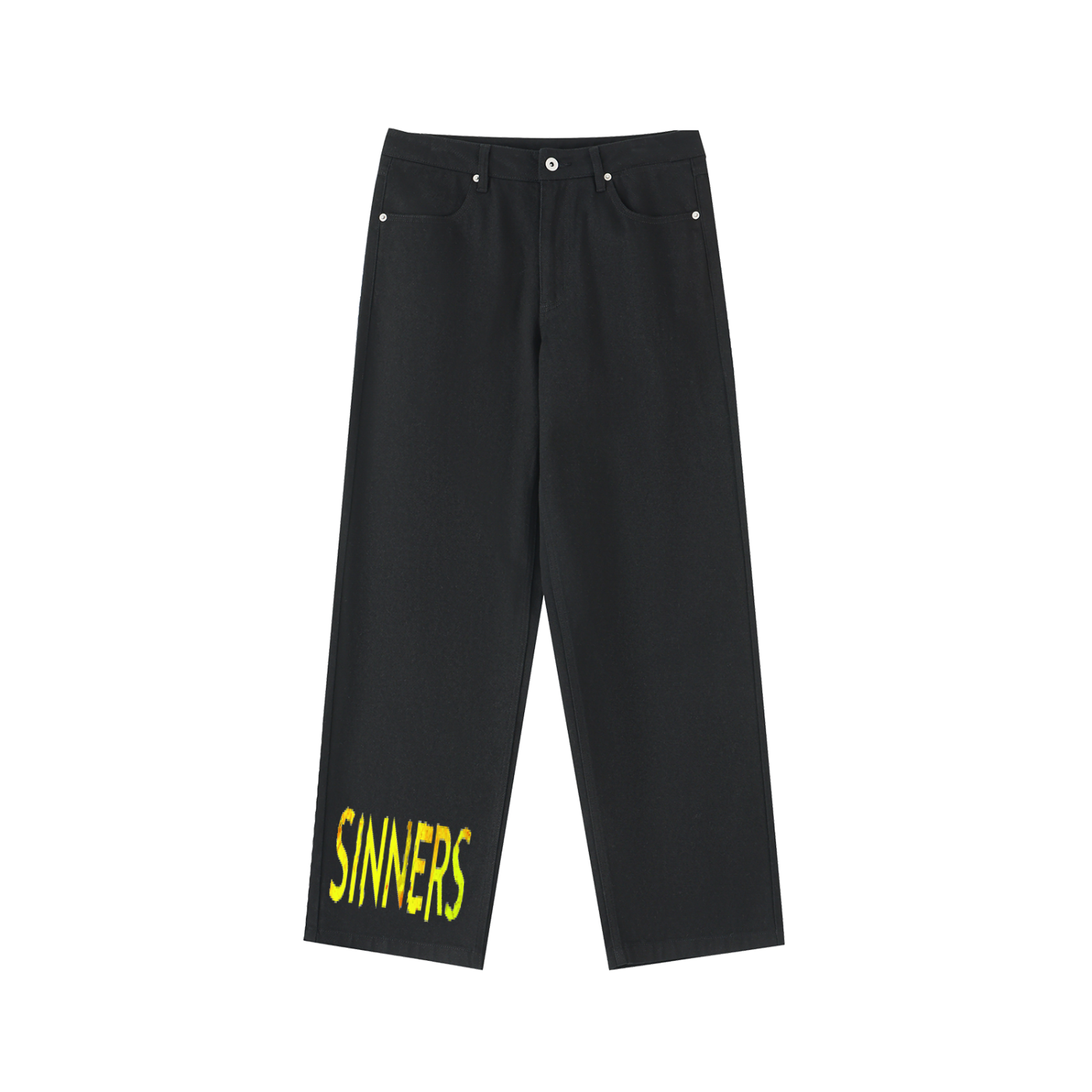 Heavyweight Cotton sinner Straight-Leg Pants